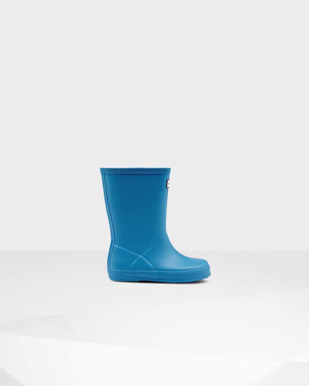 Kids Hunter Original First Classic Rain Boots Blue | ZFYMLW-312